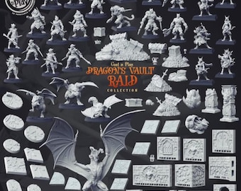 3D Miniatures - STL Files - Dragons Vault Raid