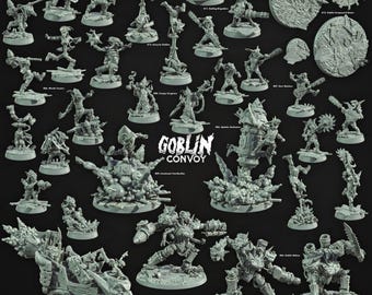 3D Miniaturen - STL-bestanden - The Goblin Convoy
