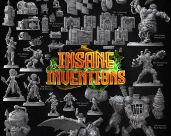 3D Miniatures - STL Files - Insane Inventions