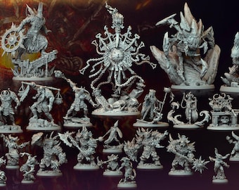 3D Miniatures - STL Files - Giantkin Darkfire