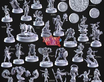 3D Miniatures - STL Files - Arcane Order