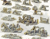 3D Miniatures - STL Files - Modular Terrain - Ancient Ruins
