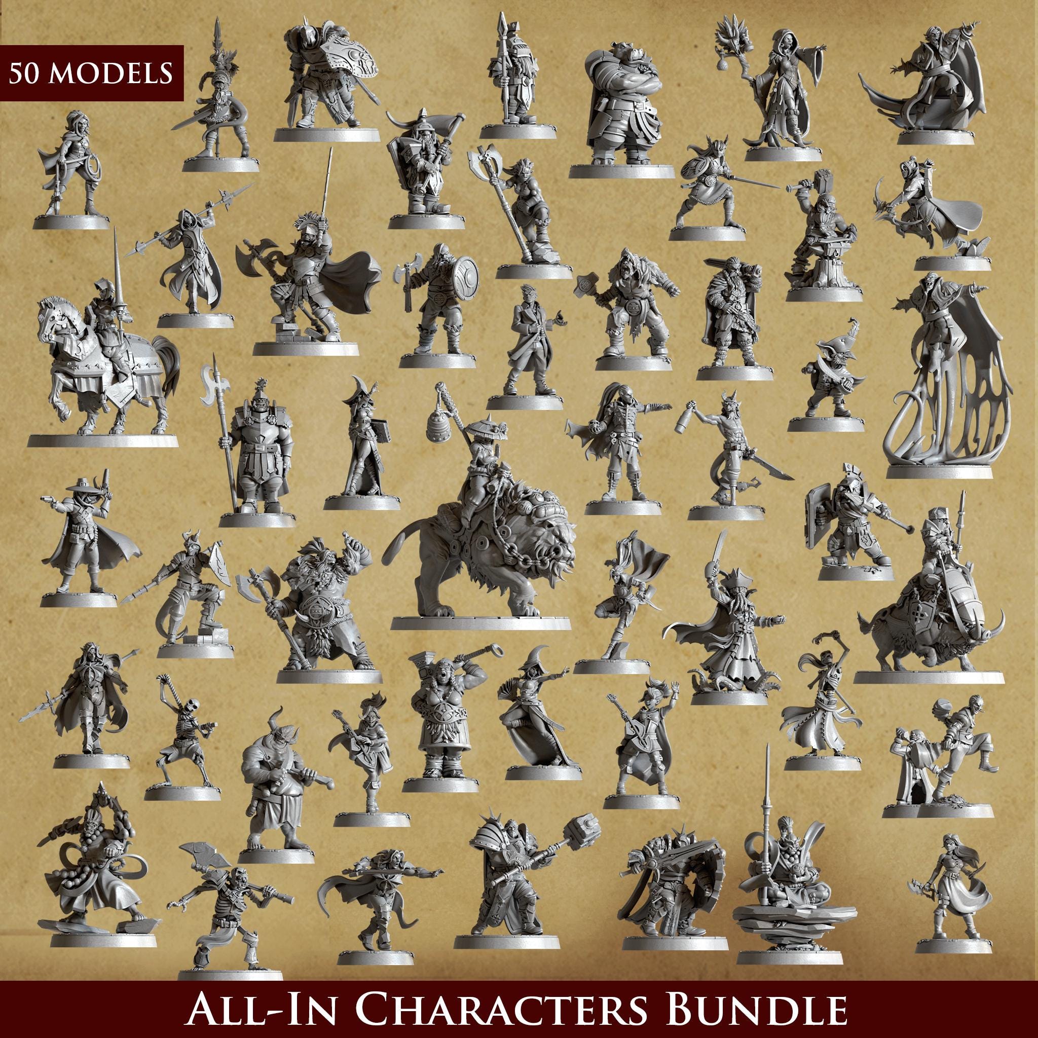 Filets Miniatures 3D Miniatures - STL Files - Endless Vault - Etsy Australia