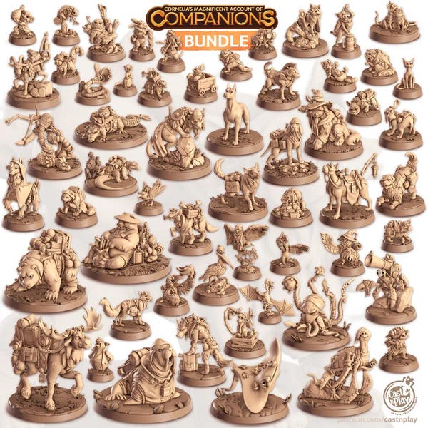 3D-Miniaturen - STL-Dateien - Cornellias Companions