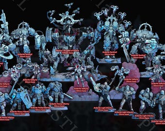 3D Miniatures - STL Files - Blind Faith Ardere Syndicate