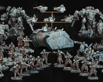 3D Miniatures - STL Files - Deadmen Brigade - Morior Invictus