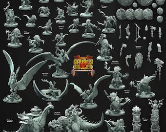 3D Miniatures - STL Files - Saurus Rovers