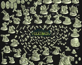 3D Miniatures - STL Files - Mire Volktoads