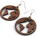 see more listings in the Wooden Hook Earrings section