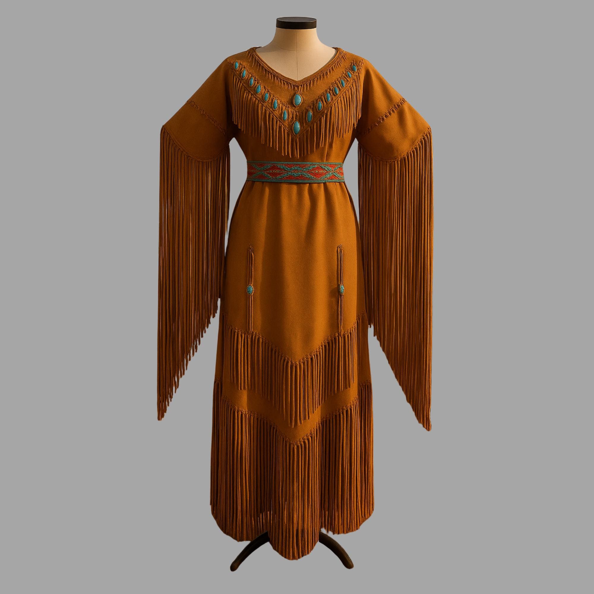 Native American Indian Cherokee Girls Clothing Cherokee Female Clothing  Cherokee Tear Dress Cherokee Girl, image size:2000x2000