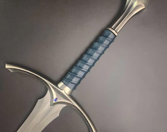 Ancient Wizard Sword, Fantasy Sword, Handmade Fantasy Steel Sword, Decorative Display Collectible & Gift for Men, wall Decor, Christmas Gift