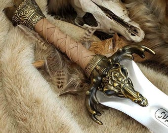 Father’s Sword, CONAN THE BARBARIAN Handmade Atlantean Sword | Hand-Forged Steel Replica | Handmade Collectible Display Sword, Gifts for Him