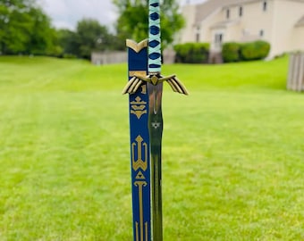 Handgemaakte Zelda Master Sword Replica Custom Legend of Zelda Sword, perfect cadeau voor papa of jubileumcadeau Master Link's Zelda Sword Replica