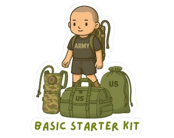 Motivational Military Stickers - Army Support Decals, Laptop Decor