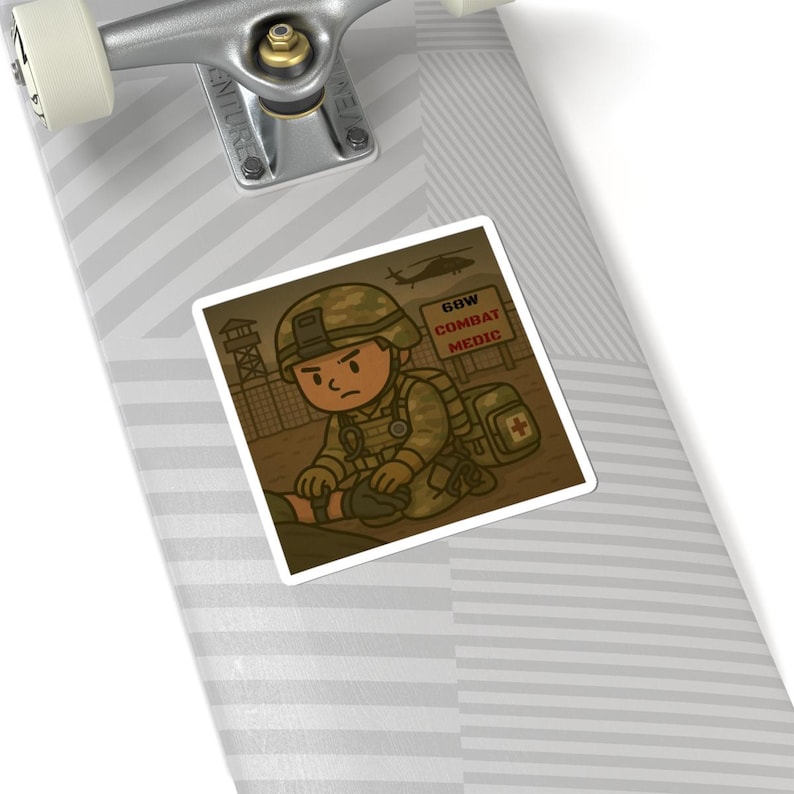 Military Combat Medic 68W Glossy Sticker – Army Support Decor - Etsy