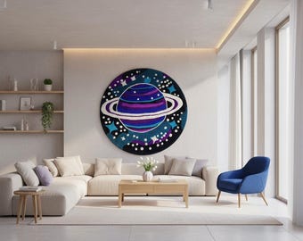 Handmade tufted rug "Cosmos"