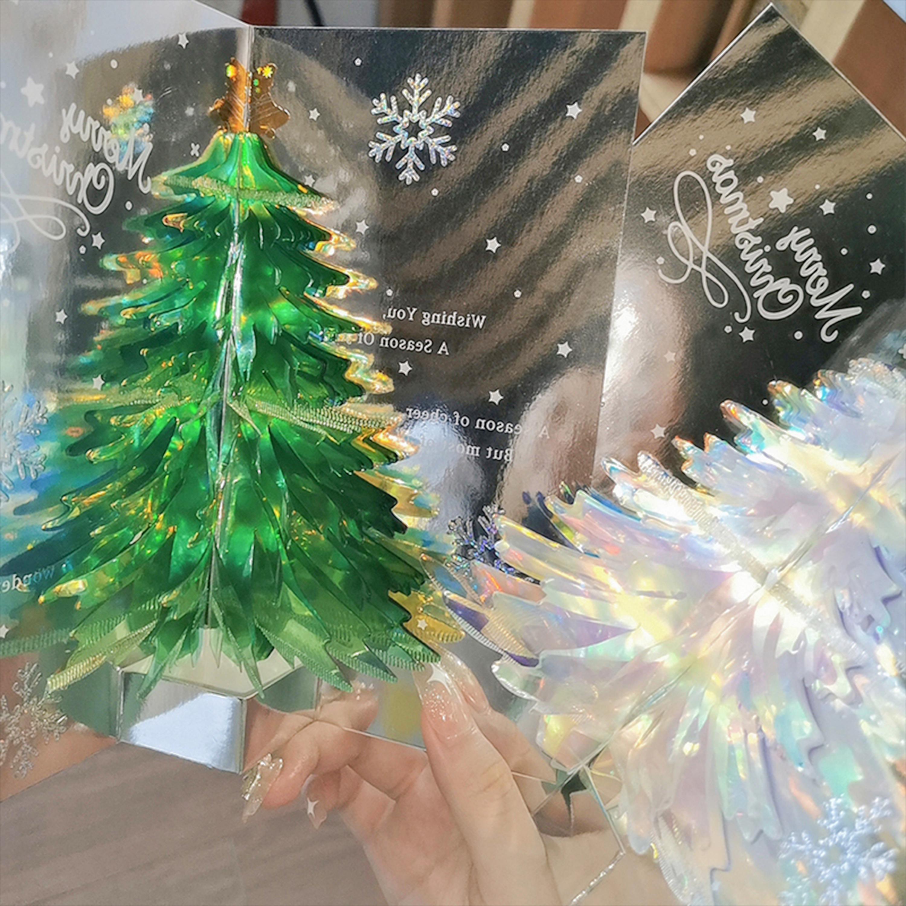 3D Pop up Christmas Card, Holographic Tree Greeting Card, Handmade Holiday Gift, Sparkling Winter Decoration, Festive Keepsake for Friends - Etsy Canada 3D Pop up Christmas Card, Holographic Tree Greeting Card, Handmade Holiday Gift, Sparkling Winter Decoration, Festive Keepsake for Friends - Etsy Canada
