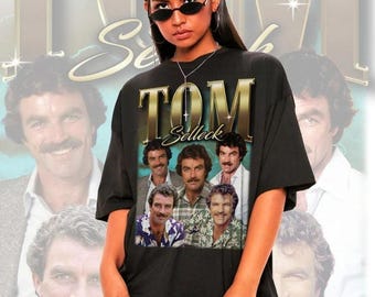 Vintage Tom Selleck Shirt, Vintage 90s Bootleg Style T-Shirt, Gift For Women and Men, Unisex Tee
