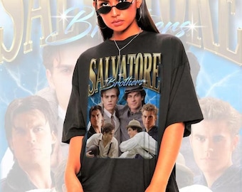 Vintage Salvatore Brothers Shirt, Vintage 90s Bootleg Style T-Shirt, Gift For Women and Men, Unisex Tee