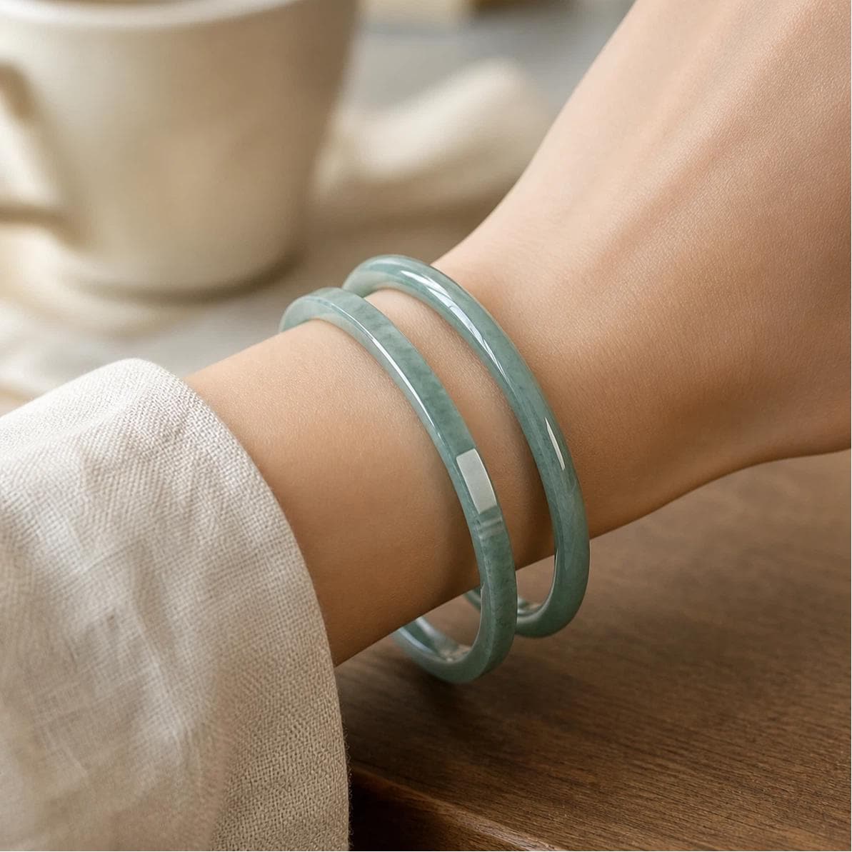 Genuine jade bangle - Etsy 日本
