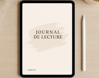 Journal de Lecture Minimaliste 2025 / Suivi de Lecture & Challenge / Planner à Imprimer / PDF Téléchargeable