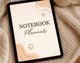Planificador digital 2025/2026 – GoodNotes y Notability con hipervínculos / Planificador digital minimalista / Agenda semanal y mensual