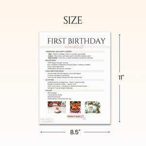 product size chart