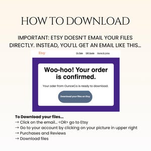 Digital download instructions on laptop