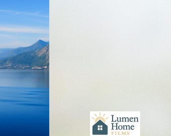 Pellicola vetri privacy finestre Alta QUALITA' LUMENHOMEFILMS.COM box doccia Opaca Satinata Elettrostatica No colla Anti-Uv Solare Grandi