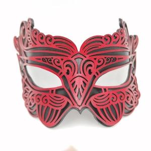 Ethnic. Openwork mask made of leather