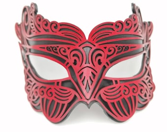 Ethnic. Openwork mask made of leather