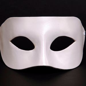 White Venetian Mask, White Venetian Mask, White Columbine Masquerade, White Masque, White Mummery, Mask