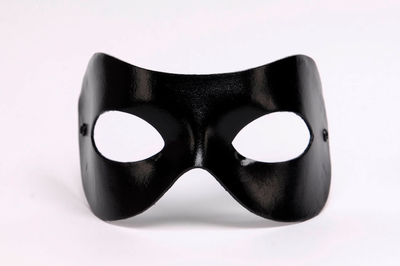 Máscara Negra Carnaval Carnival Black Mask Antifaz Máscara Etsy España