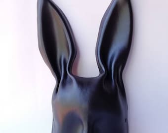 Rabbit shaped blindfold, blindfold, leather mask