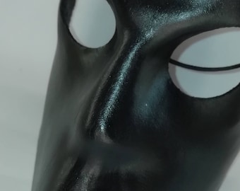 Bauta. Venetian leather mask. Carnival mask
