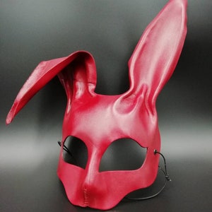 Leather mask. Bdsm mask. cosplay mask image 7