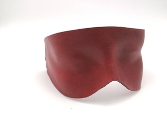 Leather blindfold