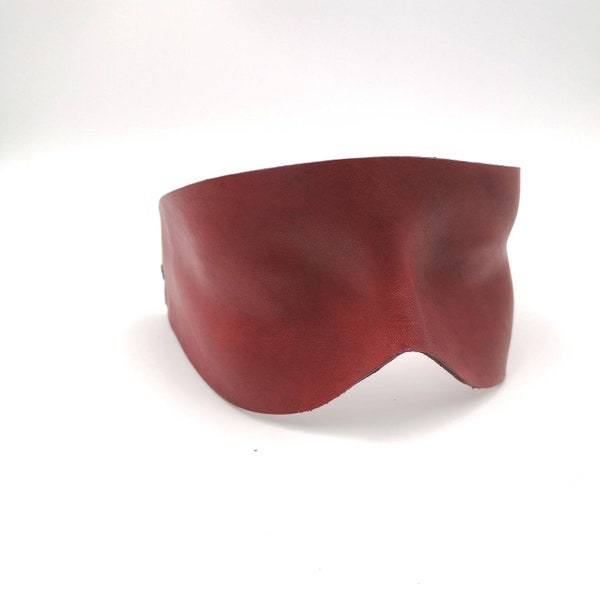 Leather blindfold