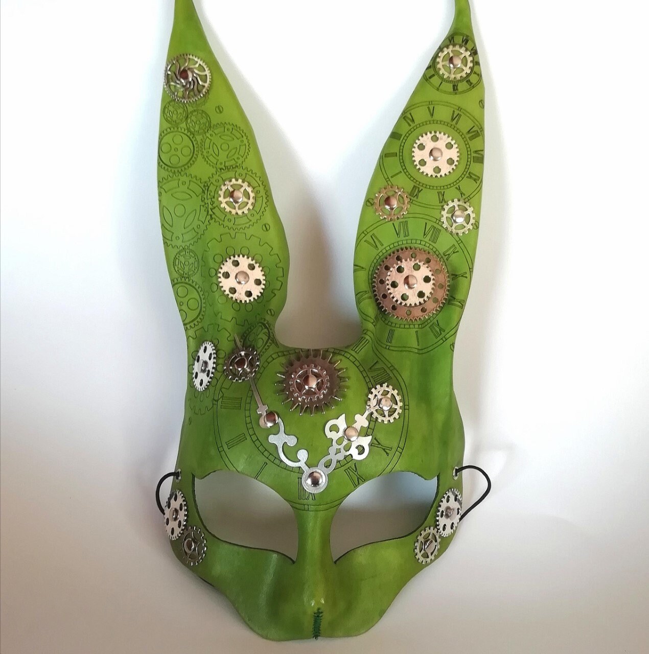 Steampunk Rabbit Mask Made of Leather. Steampunk Mask. Rabbit - Etsy UK