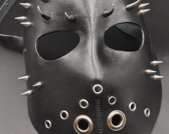 Punk hockey mask.  Terror mask. Bdsm mask. Gothic Armor