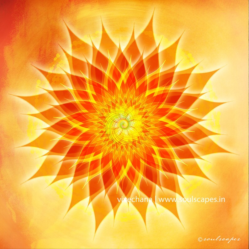 Golden Flower Mandala image 1