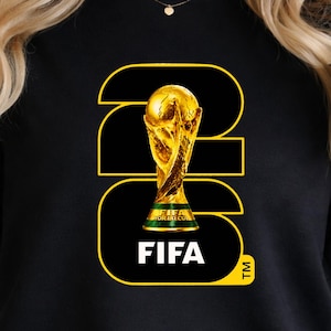FIFA World Cup 2026 Trophy PNG, Soccer Shirt Graphic (Digital Download)
