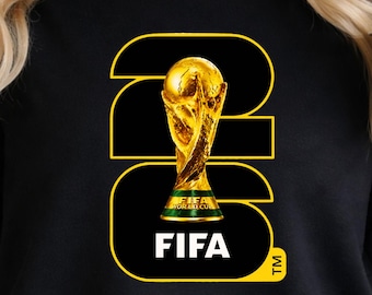 FIFAワールドカップ2026トロフィーPNG、サッカーシャツグラフィック（デジタルダウンロード）