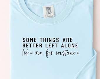 Funny Introvert Quote PNG | Sarcastic Black & White Design (Digital Download)