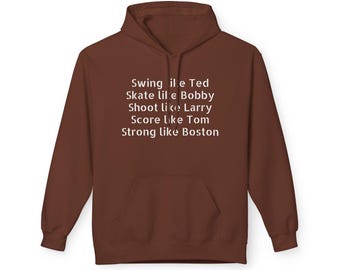Boston Sports Fleece Hoodie: "Strong Like Boston" Graphic
