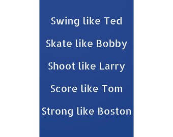 Boston Strong Sports Roll Call Canvas Art Wraps, Gifts for Sports Fans, Boston Red Sox, New England Patriots, Tom Brady, Celtics, Bruins