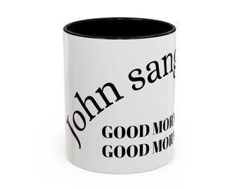 John Lennon The Beatles Good Morning Song Lyric Colorful Coffee Mug Morning Motivation, Unique Kitchen Decor