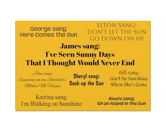 Inspirational Canvas Art Wraps for Home Decor, Motivational Wall Art, Music-Themed Artwork, Gifts for Music Lovers, Sunshine Quotes