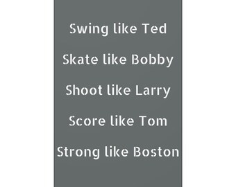 Boston Strong Sports Roll Call Canvas Art Wraps, Gifts for Sports Fans, Boston Red Sox, New England Patriots, Tom Brady, Celtics, Bruins