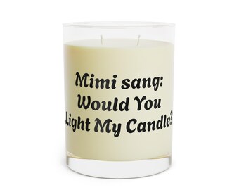 Scented Candle Rent Broadway Show Lyrics - Cozy Home Vibes, Aromatherapy Candle, Gift for Her, Relaxation Decor